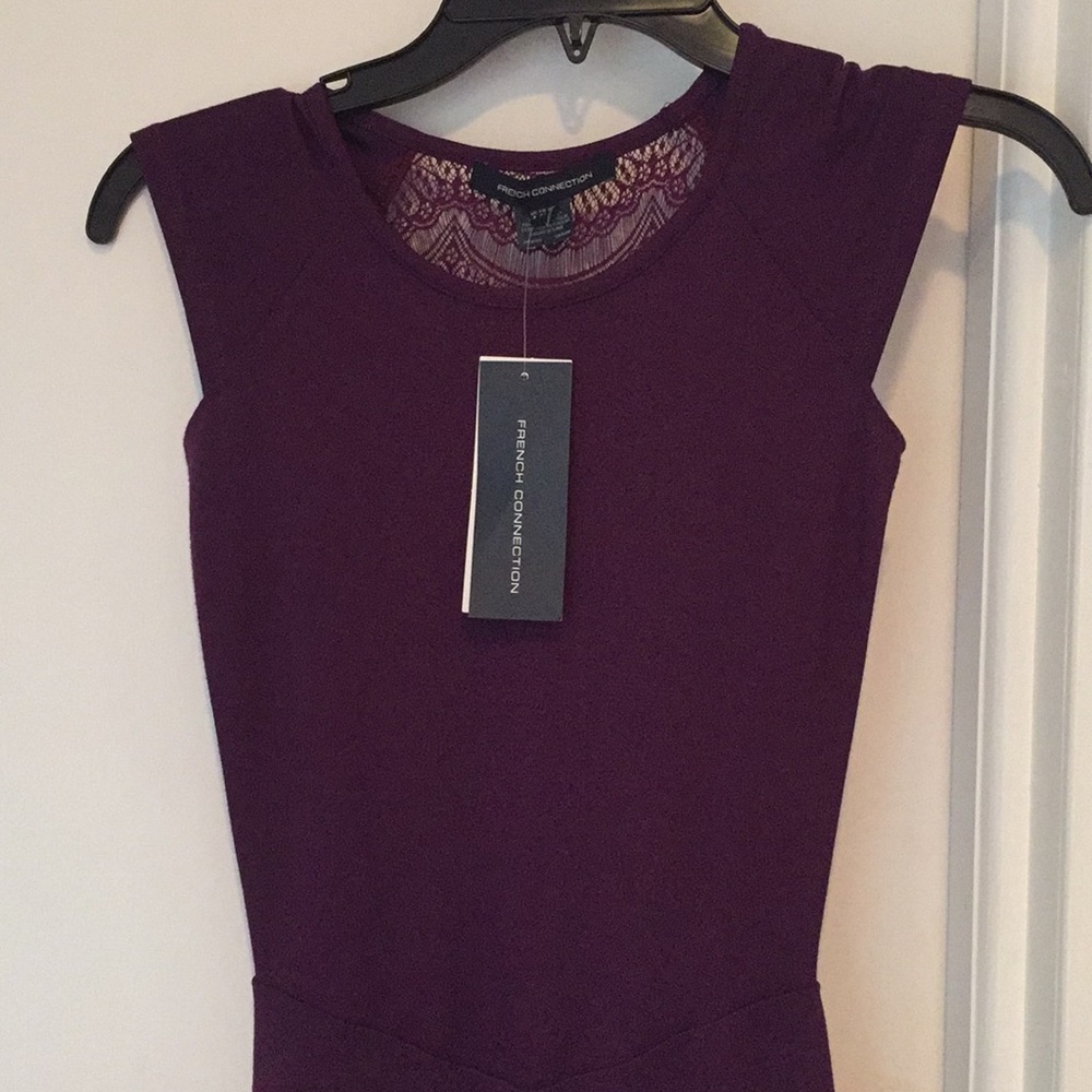 NWT French connection dress with lace back